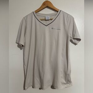Champion Medium Cream V-Neck T-Shirt